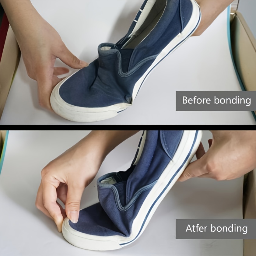 Pegamento autoadhesivo para zapatos, reparación de zapatos impermeable,  pegamento fuerte para zapatos, suela de tacón fuerte para fijación,  pegamento