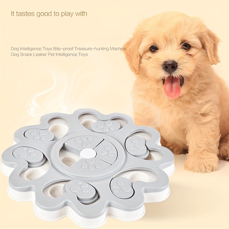 Pet Dog Plastic Educational Toy Anti Choke Bowl Funny Interactive