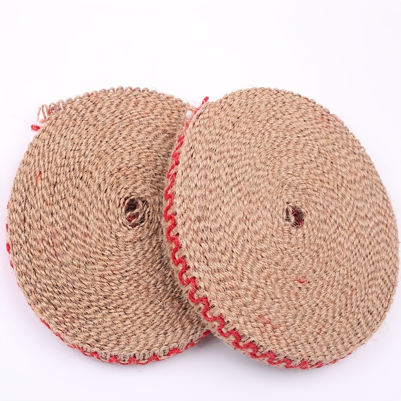 Hemp Cords Braided Flat Burlap Ribbon Nature Jute Rope Twine - Temu