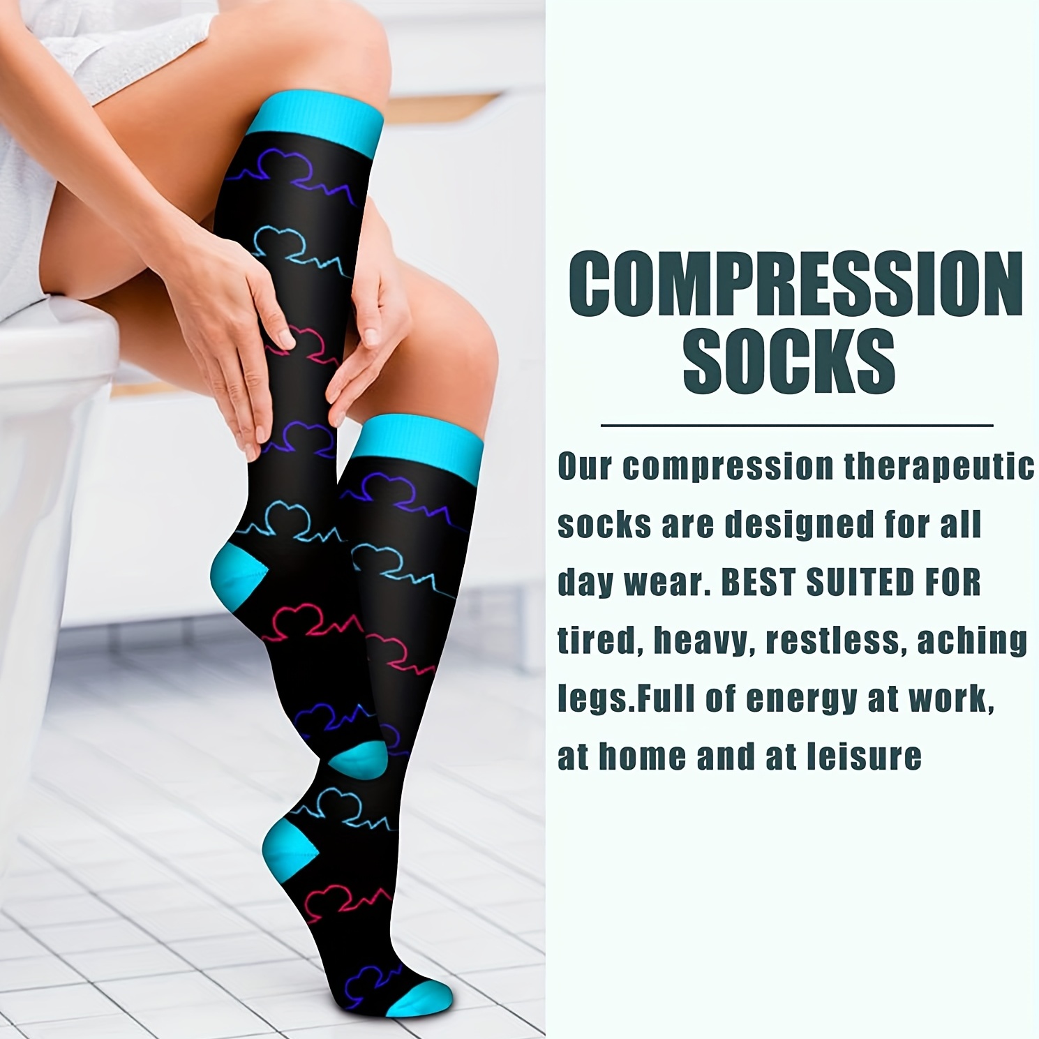 Premium Thigh Compression Sleeves - Support, Prevent Injury, Fast