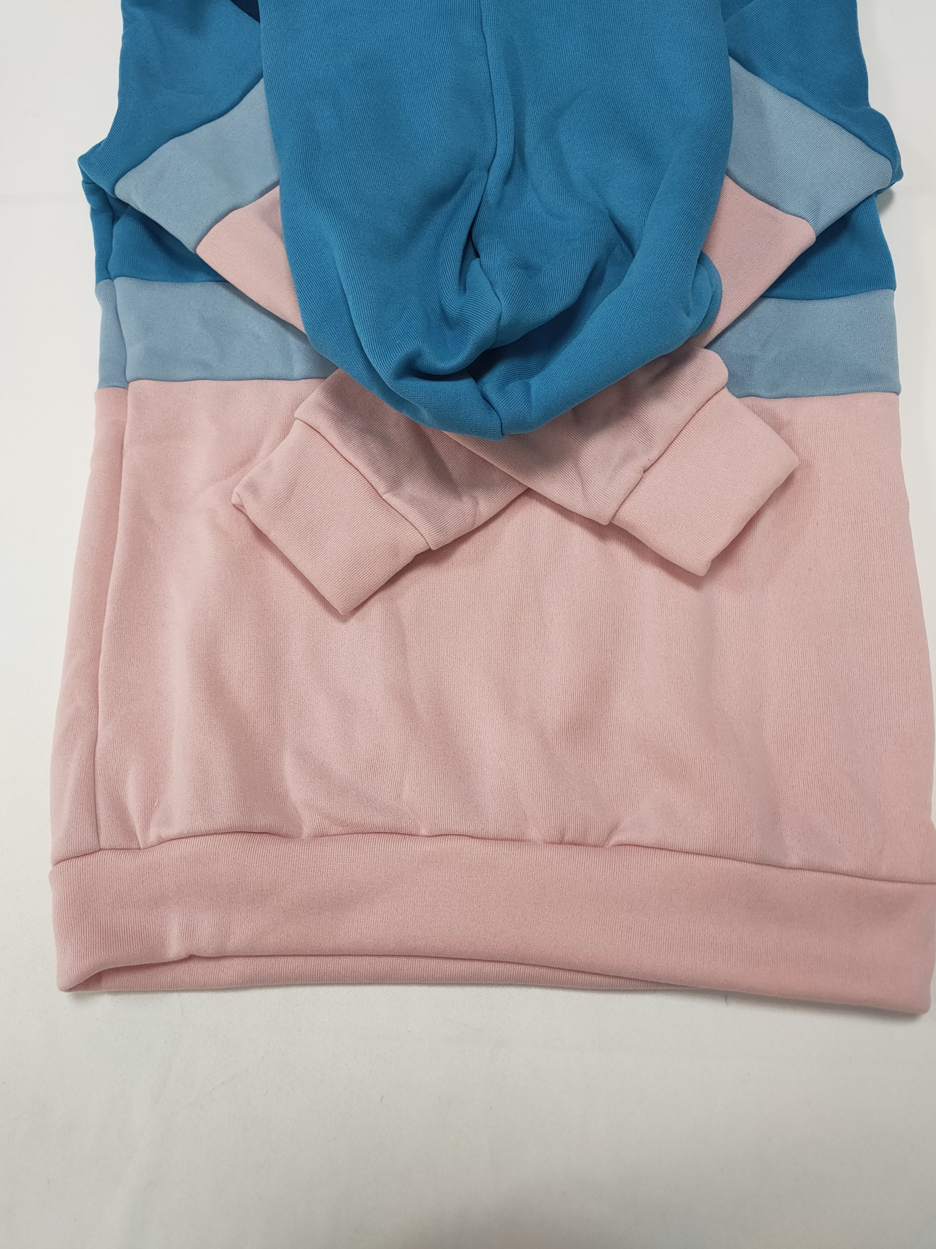 Pastel Color Block Hoodie, Unisex, Hooded Sweatshirt -  Canada