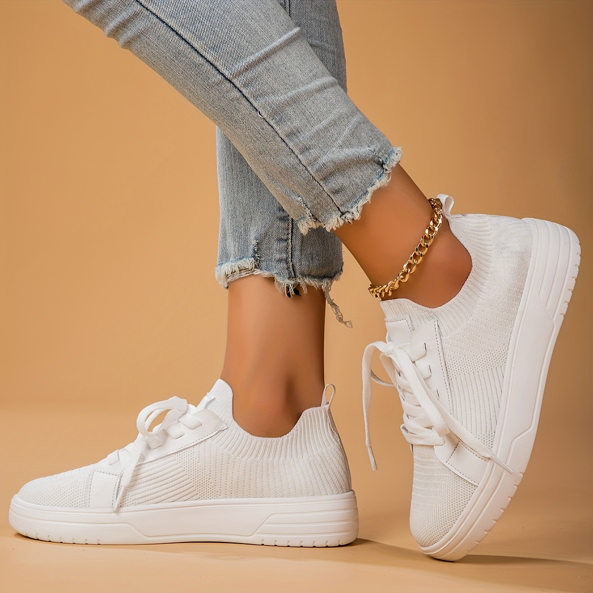 Women's Casual Solid Color Sneakers