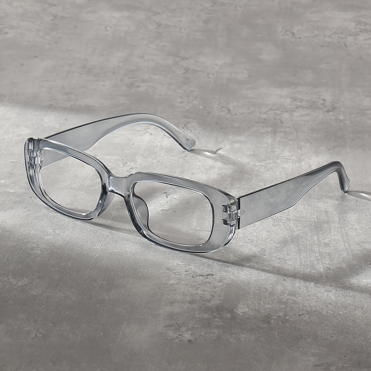 3pcs Women Black White Glasses Classic Square Frame Fashion Y2K