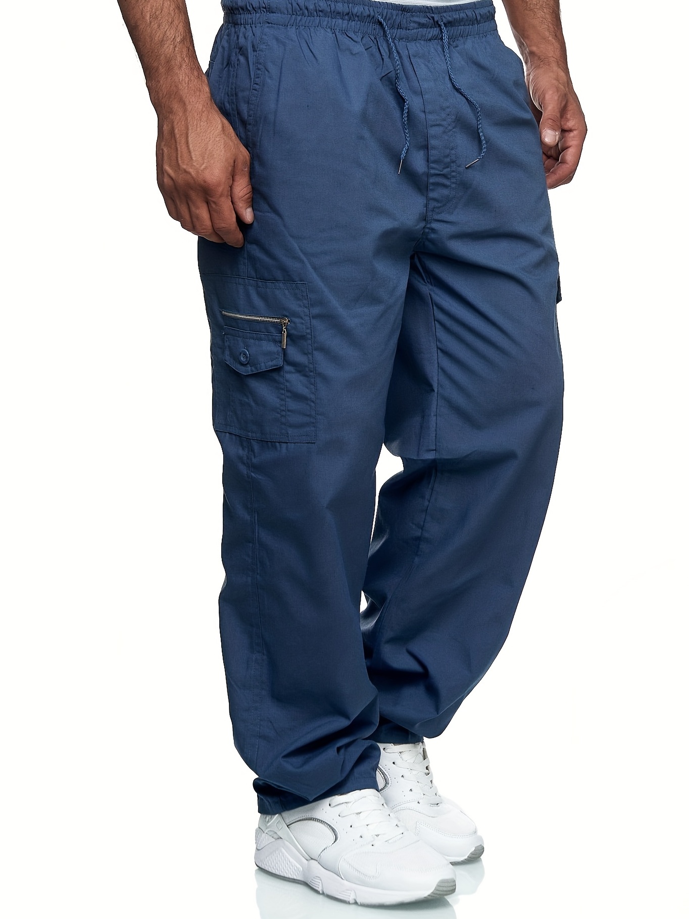 Men's Blue Cargo Pants