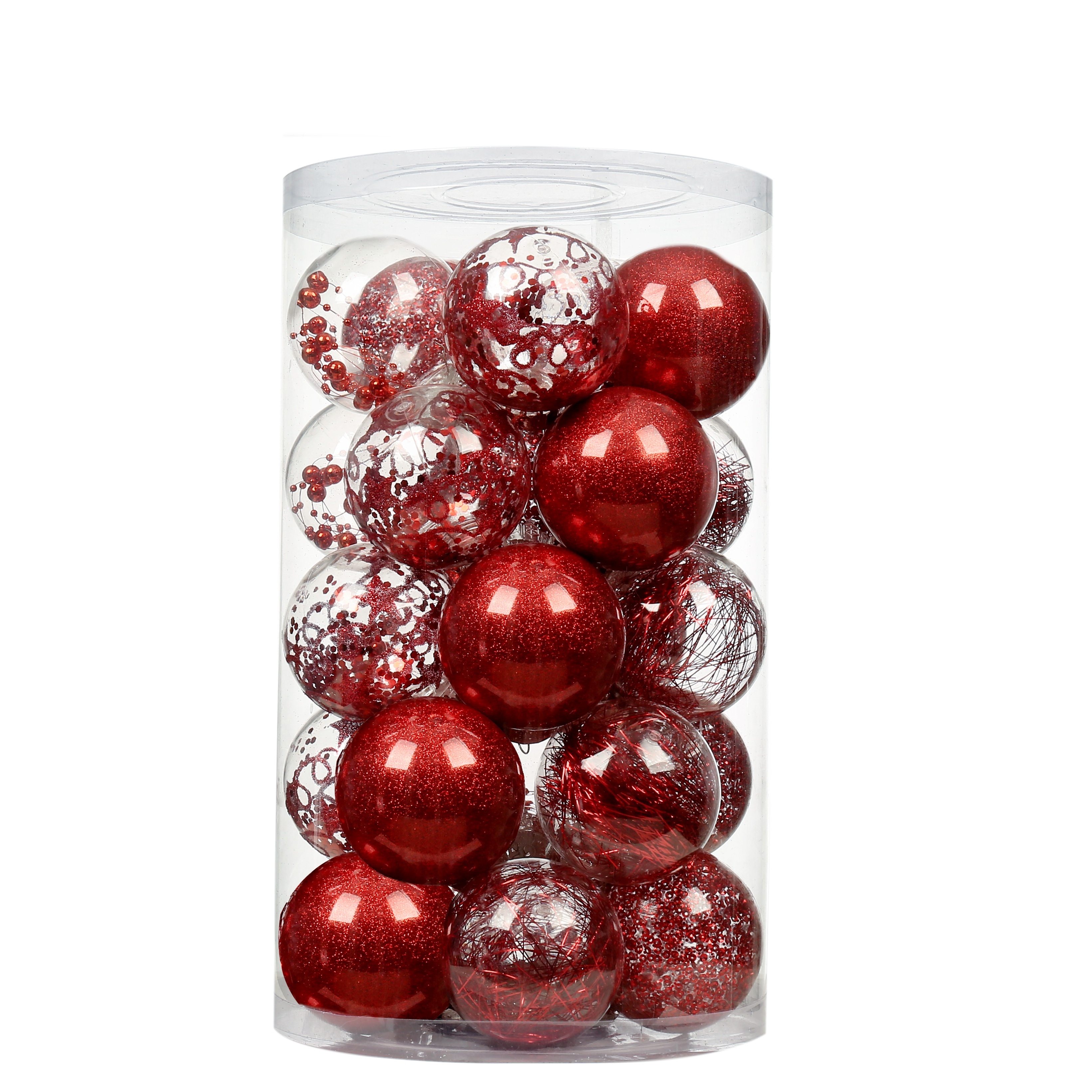 Ornament Balls Christmas Decoration Balls Clear Plastic - Temu