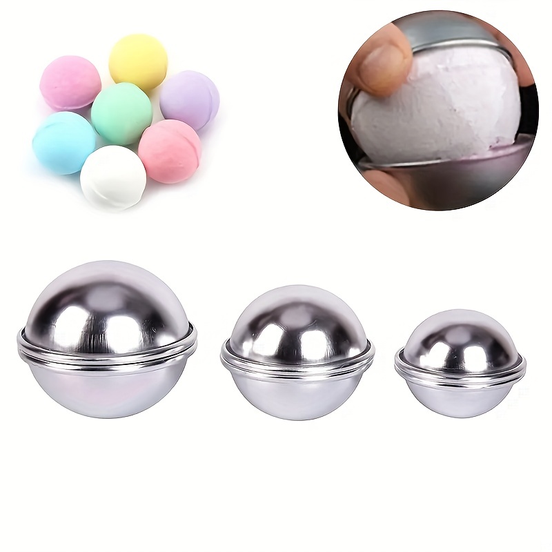 Bath Bomb Molds for Bath Bomb Makers 4 Sphere Shaped Mold for Bubble Bath  Shower Bombs 