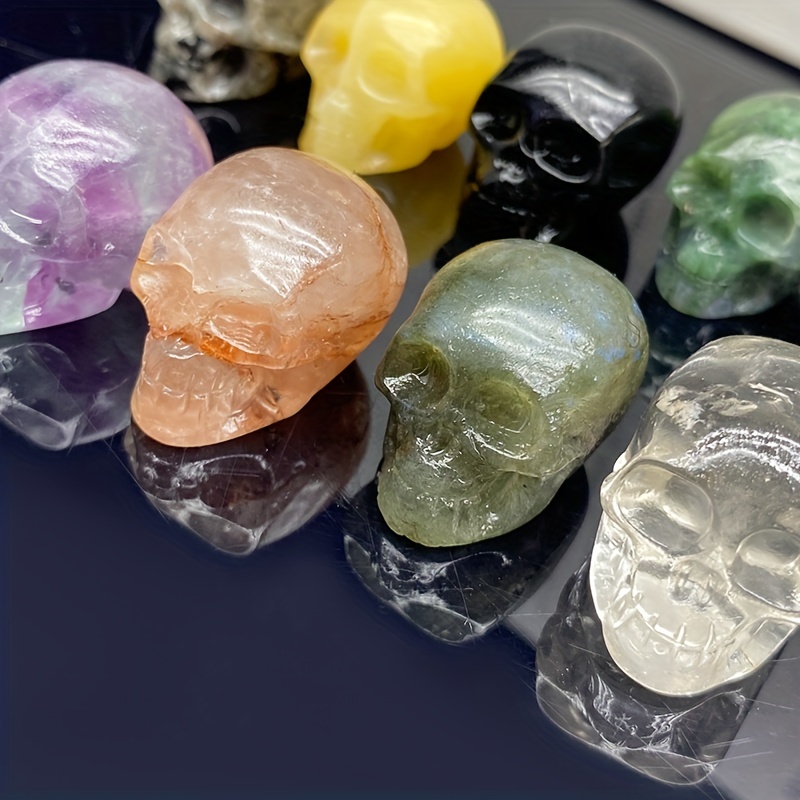 Natural High Crystal Carving Skull for Table Decoration & Healing