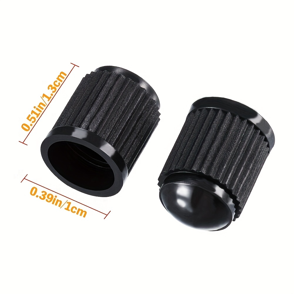 Tire Stem Valve All Black, Universal Stem Covers For Cars, Suvs,bike And  Bicycle, Trucks, Motorcycles, Airtight Seal Heavy Duty Temu