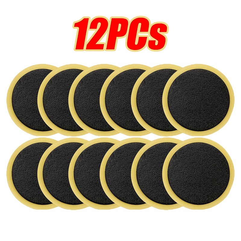 12pcs Tire Repair Patches Glue Adhesive Quick Drying Bicycle Tyre Patch