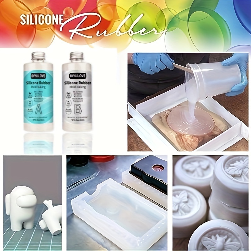 Silicone Rubber For Mold Making Kit Easy Mix 1:1 - Temu