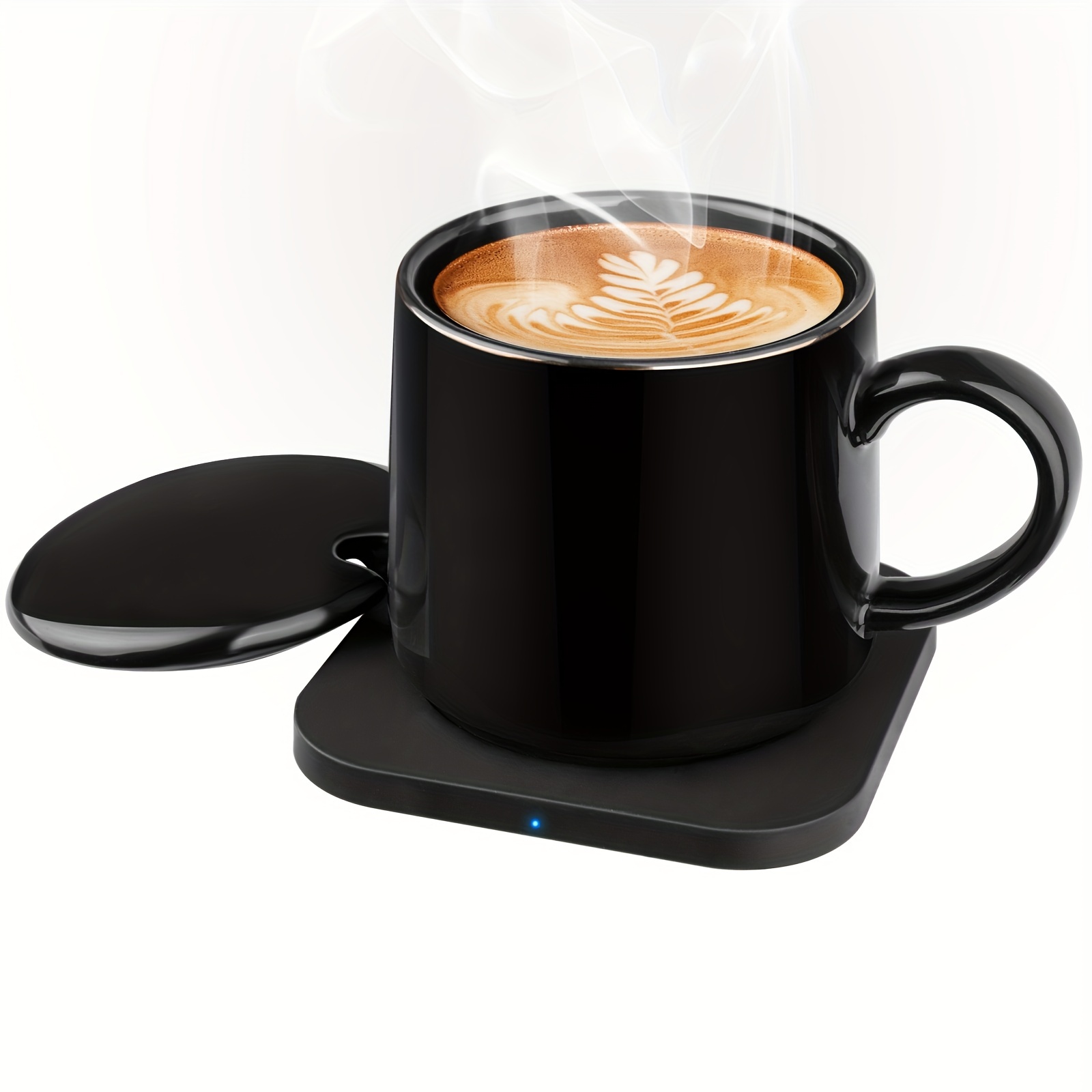 Smart Degrees Ember Mug Warmer Set - White Ceramic Coffee Cup Warmer for  Desk with USB Coaster, Self…See more Smart Degrees Ember Mug Warmer Set 