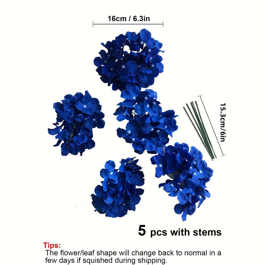 Artificial Flower Premium Oxidation Resistance Hydrangea - Temu