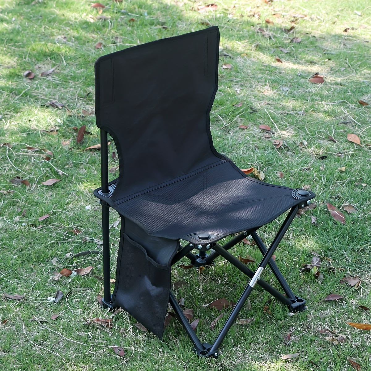 Taburete plegable portátil para acampar, silla de viaje con bolsa de  transporte, taburete de camping para actividades al aire libre camping  pesca