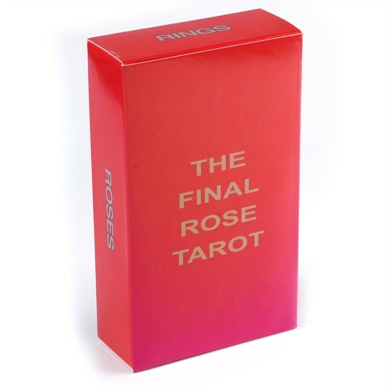 78 Tarot Cards Deck - Final Rose Tarot with PDF Guidebook for Beginners -  Divination Oracle Card Deck