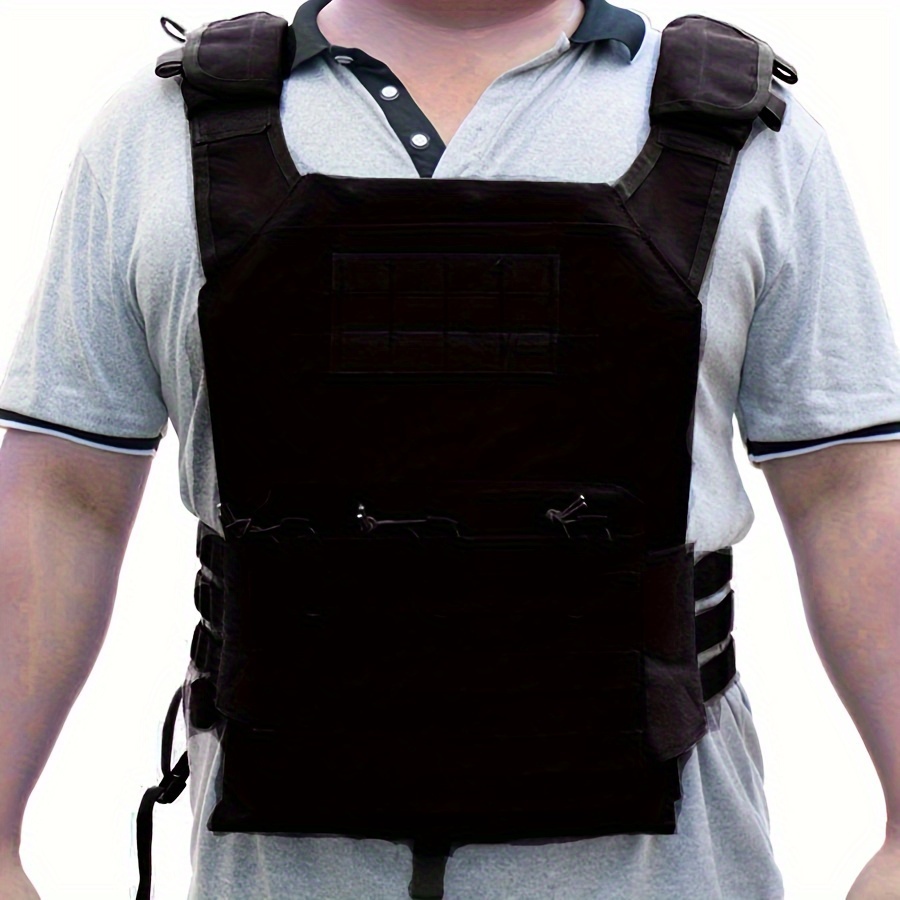 1pc Combat Vest Adjustable Lightweight Vest For Outdoor Fishing Hiking