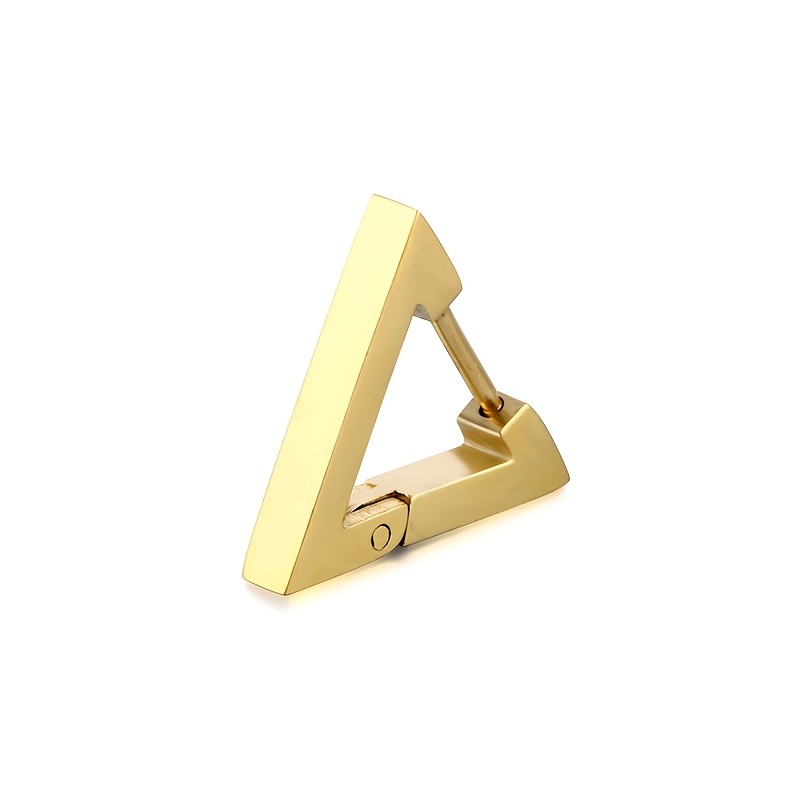 Stainless Steel Triangle Earring