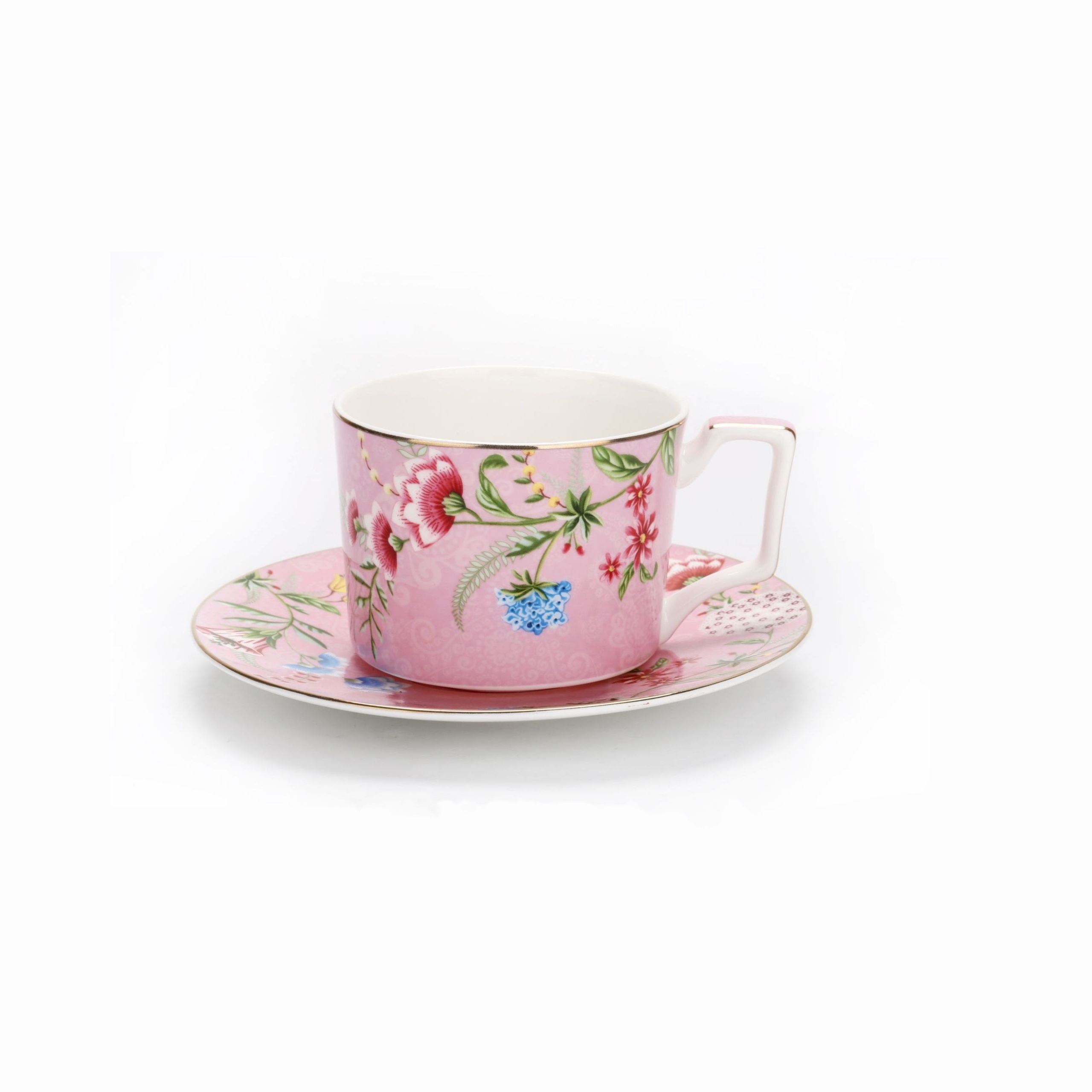 7.4oz 220ml Latte Cup Coffee Cup With Saucer Tea Cup With 