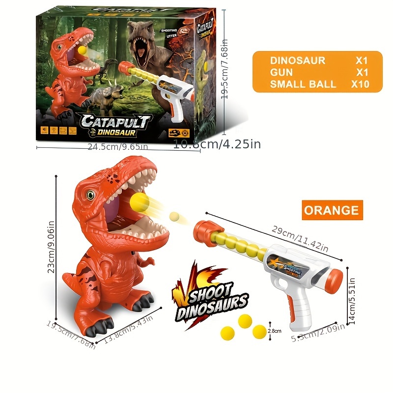 Atirador De Dinossauros Jogo  Bullet Launcher Cannon Dinosaur Toy,Jogos de  tiro de dinossauro presentes de aniversário dinossauro para suprimentos de  festa Generic : : Brinquedos e Jogos