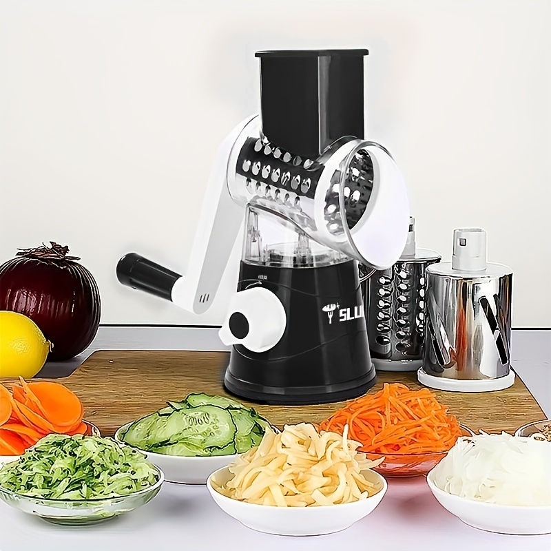 Electric Cheese Grater, Multifunction Slicer Shredder, with 5 Free