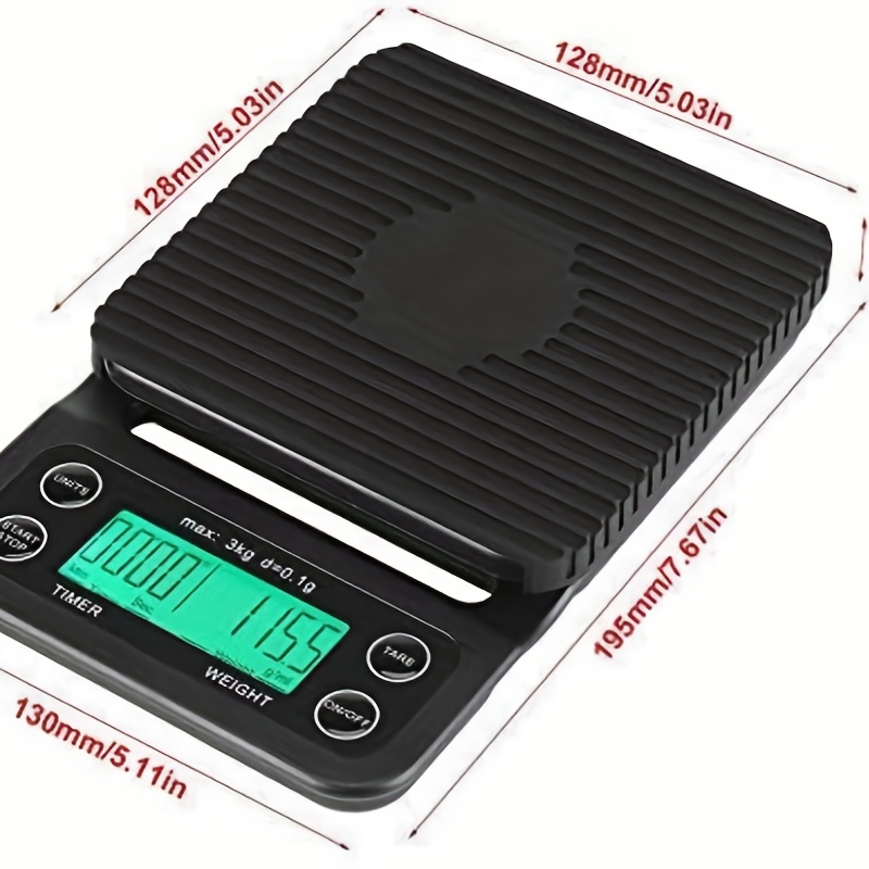 Source Portable Food Electronics Precise Coffee Bean Kitchen Scale With  Timer Drip Coffee Scale on m.