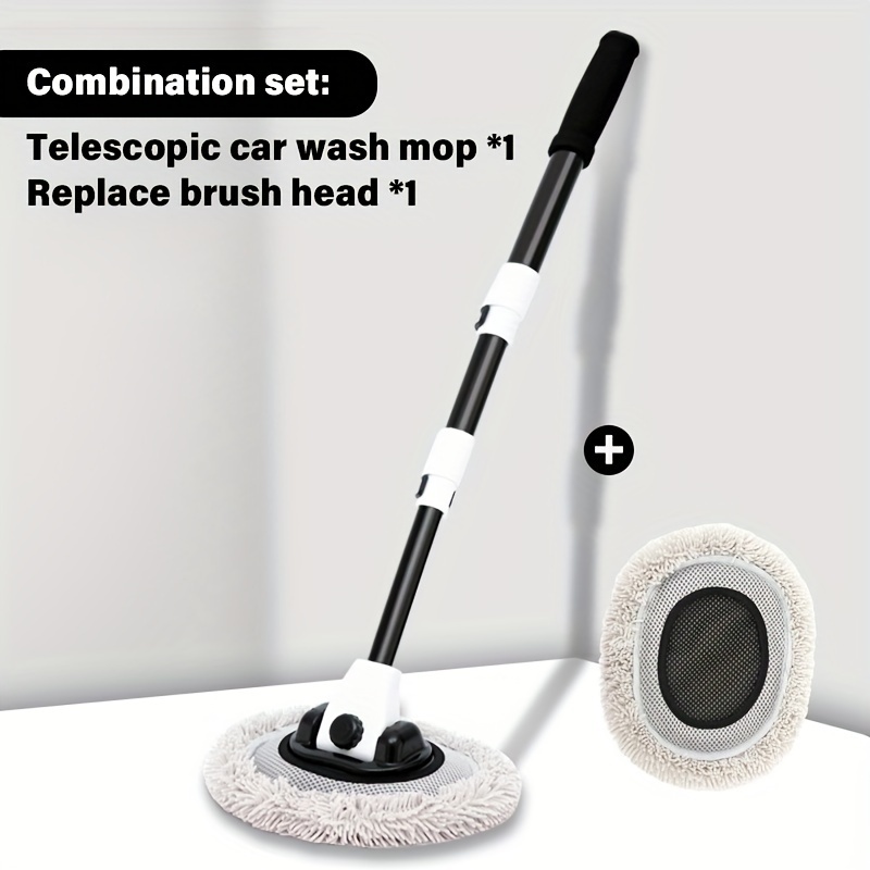 Unique Bargains 7 Long Black Handle Soft Bristle Car Wash Brush Detailing  Cleaning Scrub Tool