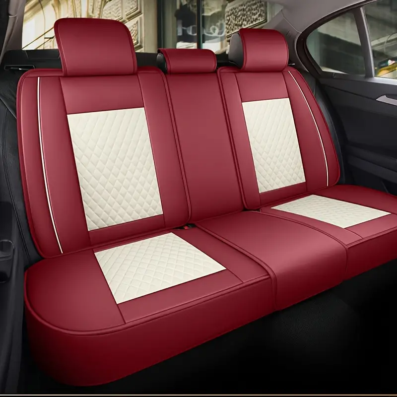 5 Sitz Luxus Vollüberzogenes Auto Vorder Und Rücksitze Voll - Temu
