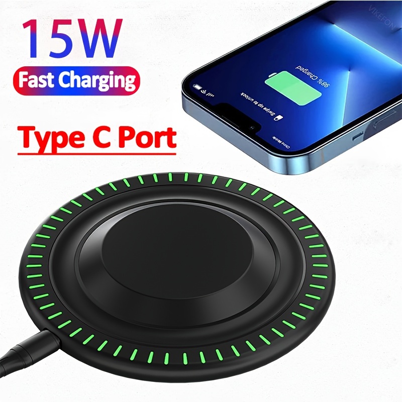 Chargeur pour téléphone mobile Samsung Pad à induction ultra plat charge  rapide USB-C