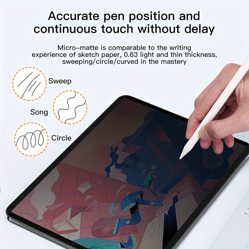 Magnetic Removable Reusable Paper feel Screen Protector For - Temu