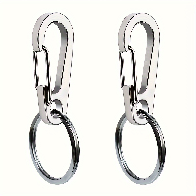 Stainless Steel Quick Clip Rings Dog Tag Clips Easy Change - Temu Canada