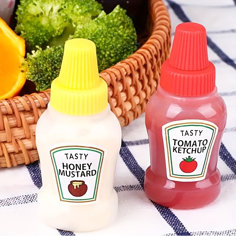 Mini Sauce Bottles Mini Ketchup Bottles Condiment Squeeze - Temu