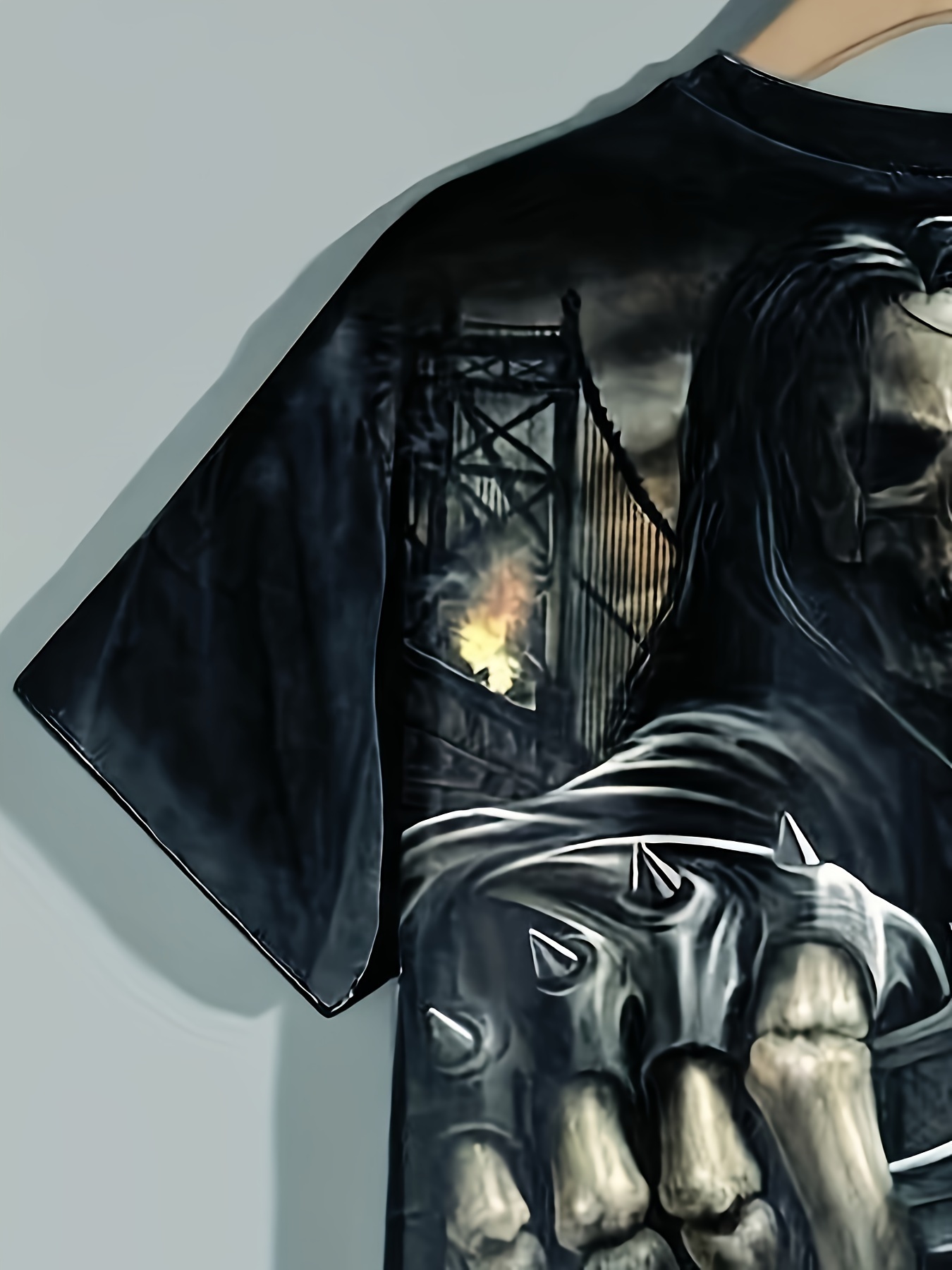 Men's 3D Skeleton Tee for Summer Activities