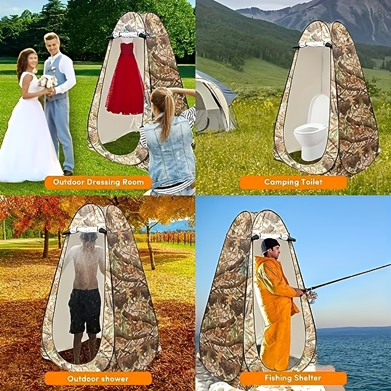 Koraman Portable Pop Up Camping Shower Tent Privacy Changing - Temu