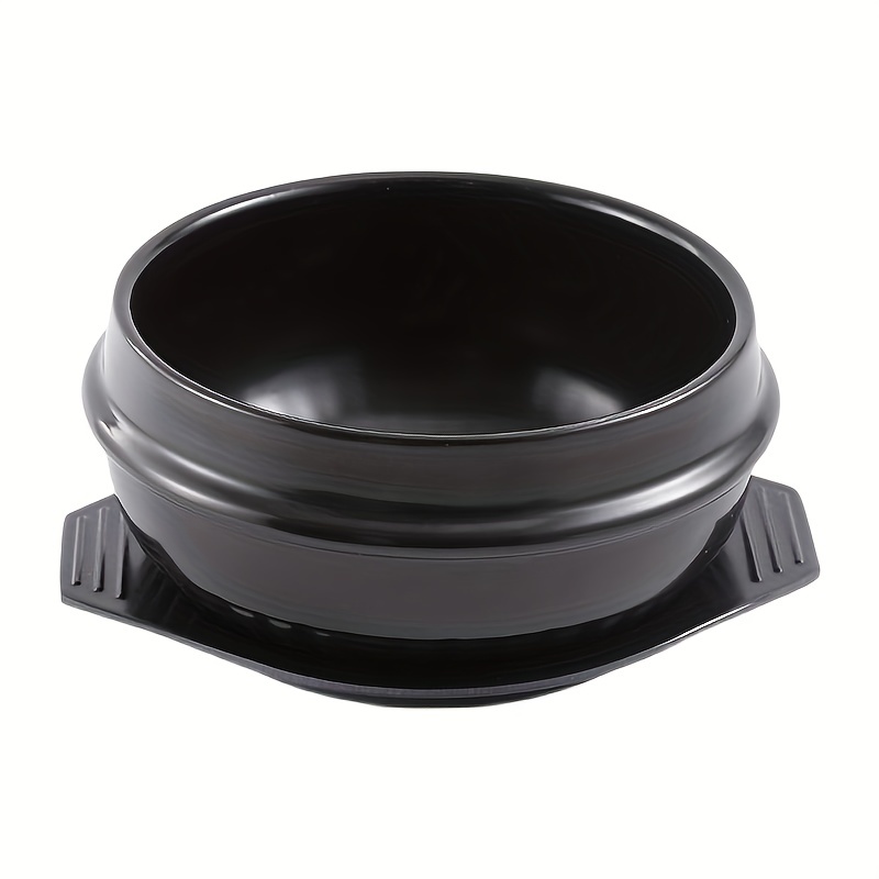 Korean Stone Bowl With Tray Premium Ceramic Stone Hot Pot - Temu