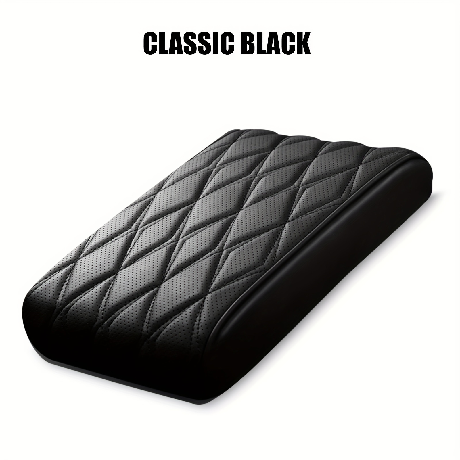 Car Armrest Box Pad Faux Leather Easy to Clean