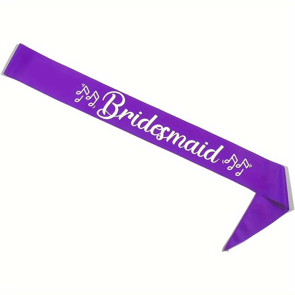 Sash bridesmaid clearance