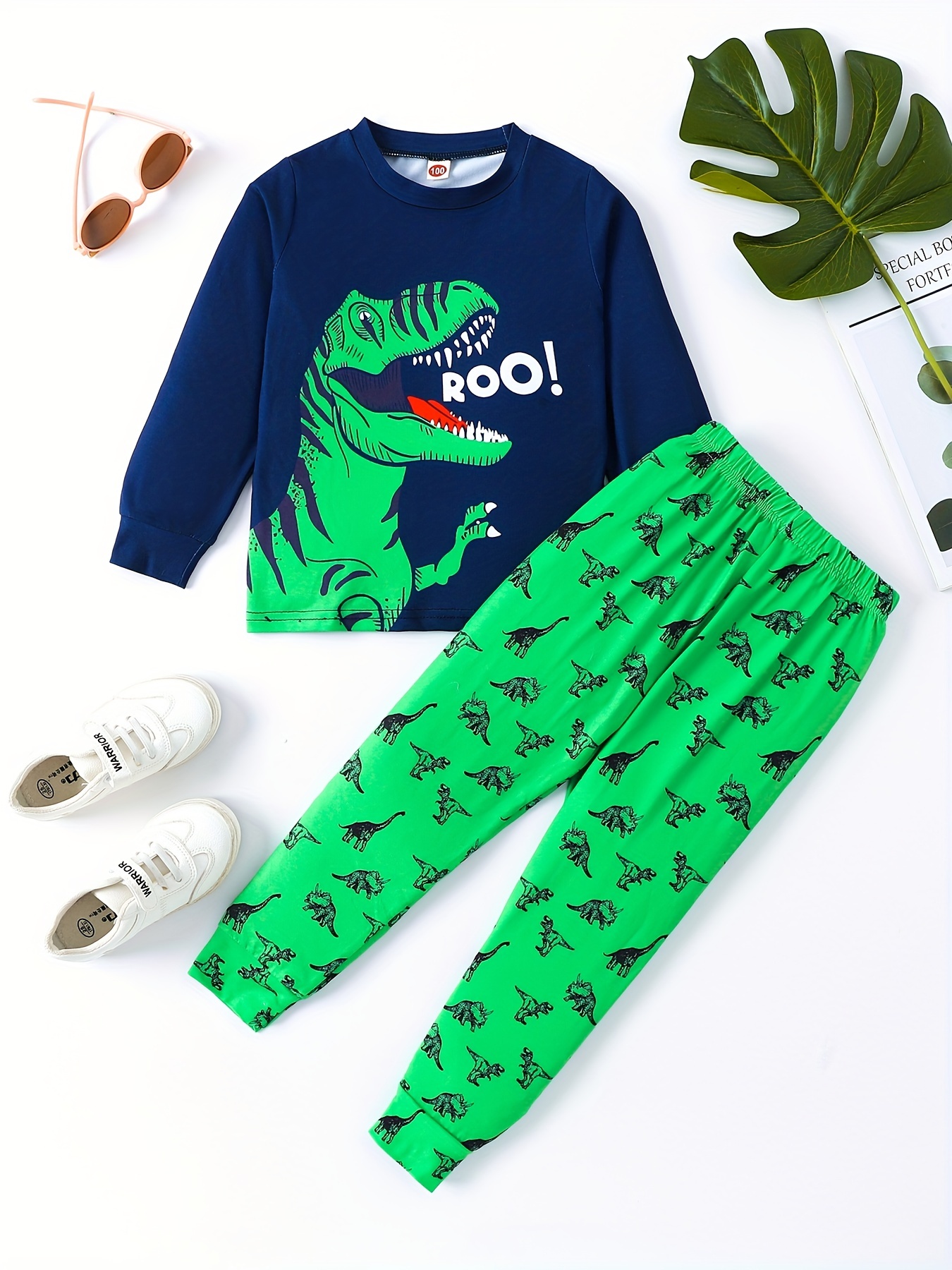 Boys Sweatpants Jogger Pants Dinosaur Design Kids Clothes - Temu