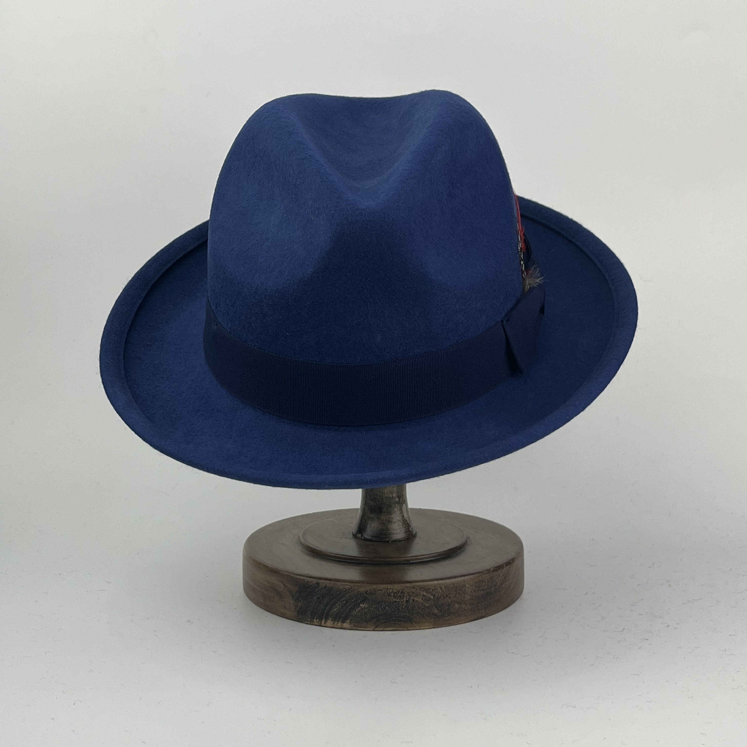 british fedora hats mens short brim tweed jazz hat woolen elegant hat with feather accessories ideal choice for gifts