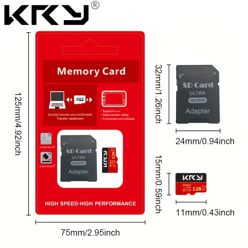Carte mémoire Micro SD 128 Go