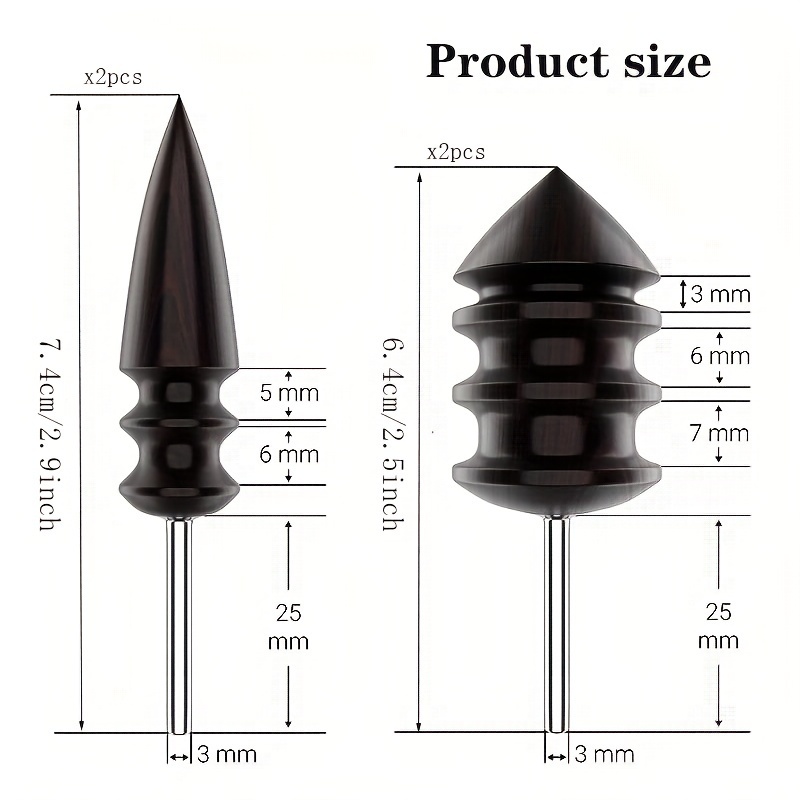 1/2pcs Leather Edge Electric Polishing Machine Drill Bit