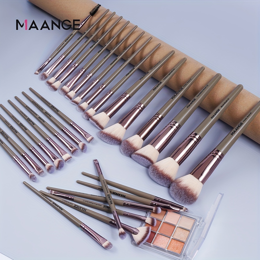 Pennelli trucco professionale 17 pezzi Set di pennelli trucco pennello  sintetico Premium Kabuki Foundation pennello per fondotinta fard in polvere  - AliExpress