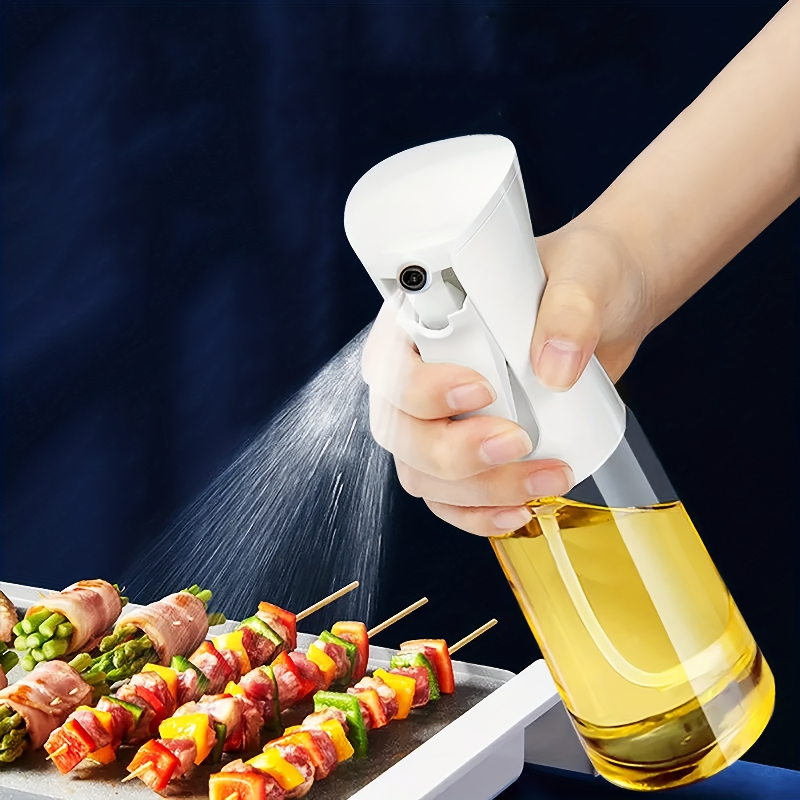 Pet Material Baking Oil Sprayer Bottle For Cooking Baking - Temu
