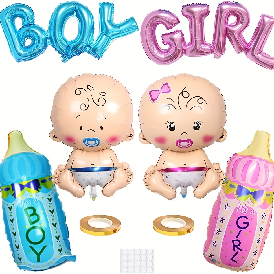 Set Decoraciones Para Baby Shower Decoraciones Doradas Para - Temu