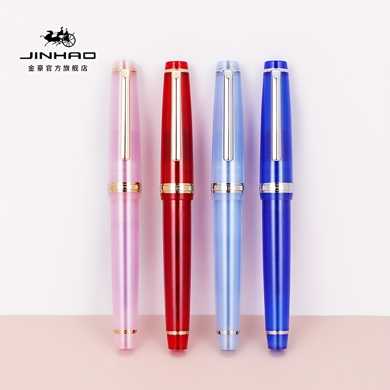 Jinhao 82 Transparency Fountain Pen Acrylic Ink Pen Spin - Temu