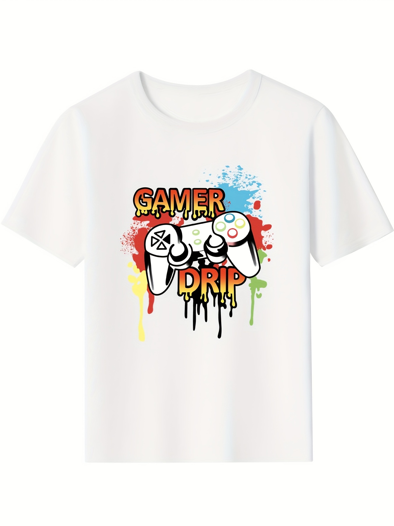 Camiseta Estampado Letras Graffiti Game Drip Niños Camisetas - Temu Chile