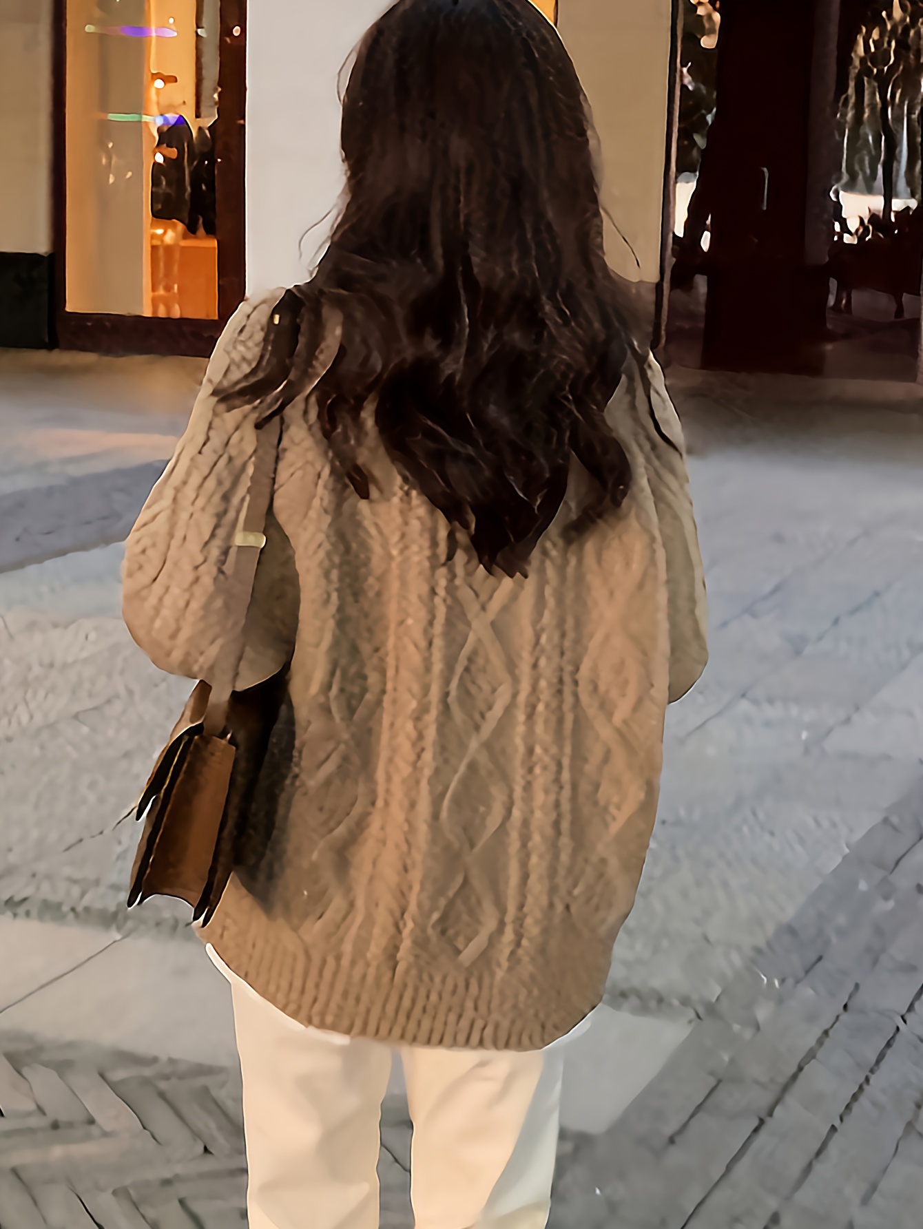 Comprar Otoño e Invierno Suéter de Mujer Color Sólido Cuello Alto Jersey de  Punto Suéter de Moda Casual