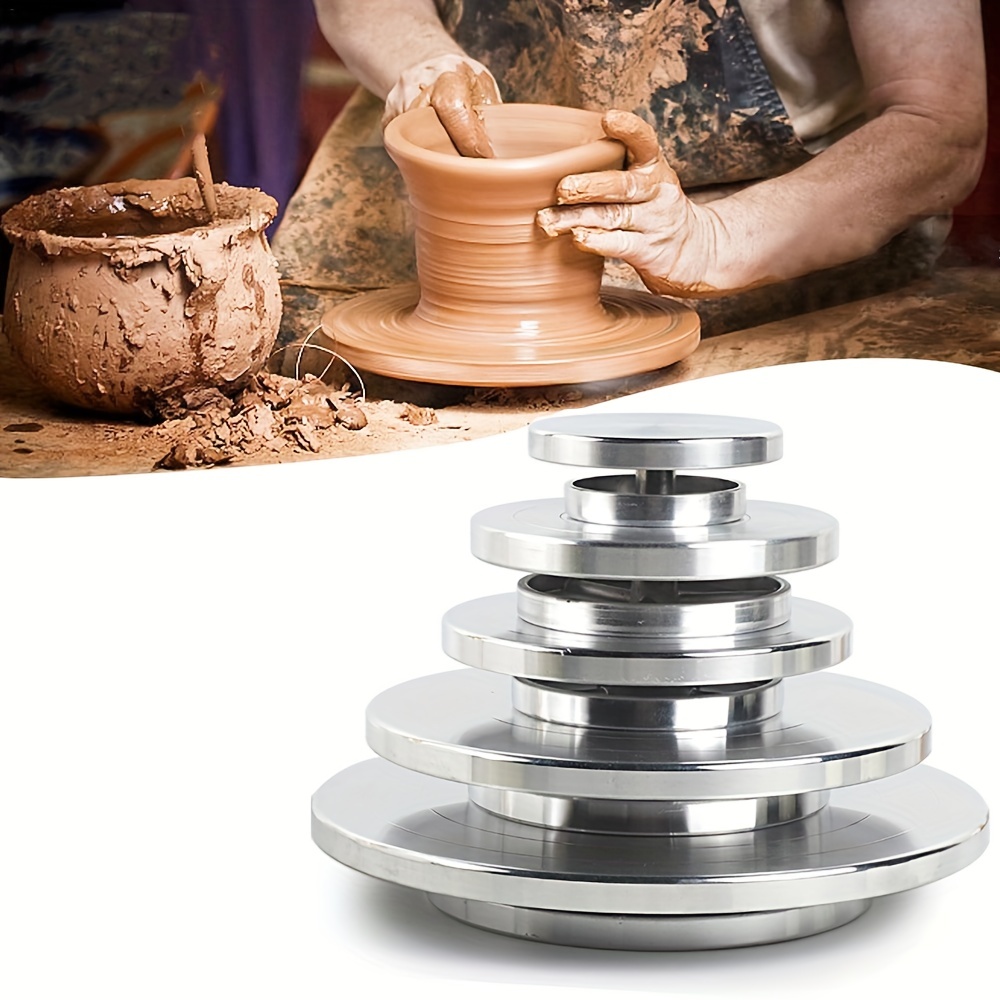 15/20/25/30CM Pottery Wheel Aluminum Turntable, DIY Clay Tools Double-Sided  Cake Pottery Turntable Sculpture Ceramics Cake Stand - AliExpress