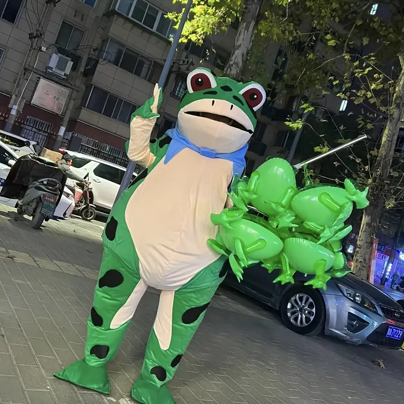 Halloween Transformation Adult Size Inflatable Frog Costume - Temu