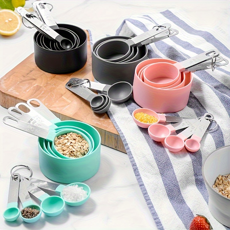 8pcs Set Measuring Cups And Measuring Spoons Set - Temu