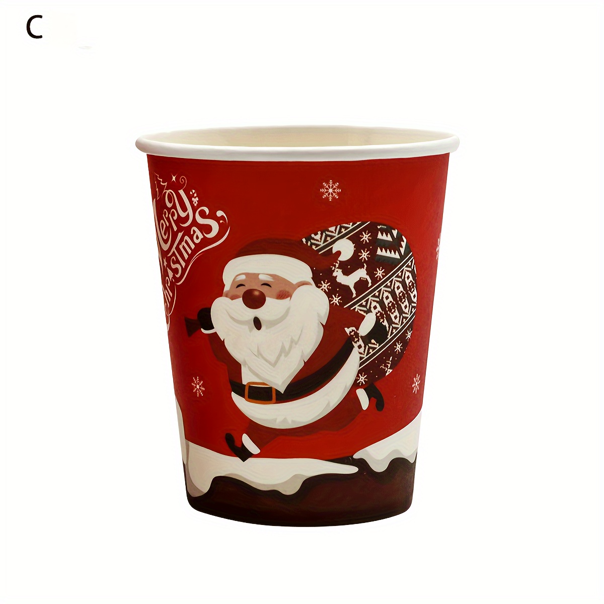 Sliner 500 Pcs 9oz Christmas Disposable Paper Cups Xmas Hot Chocolate Cups  Cartoon Cute Santa Elf Sn…See more Sliner 500 Pcs 9oz Christmas Disposable