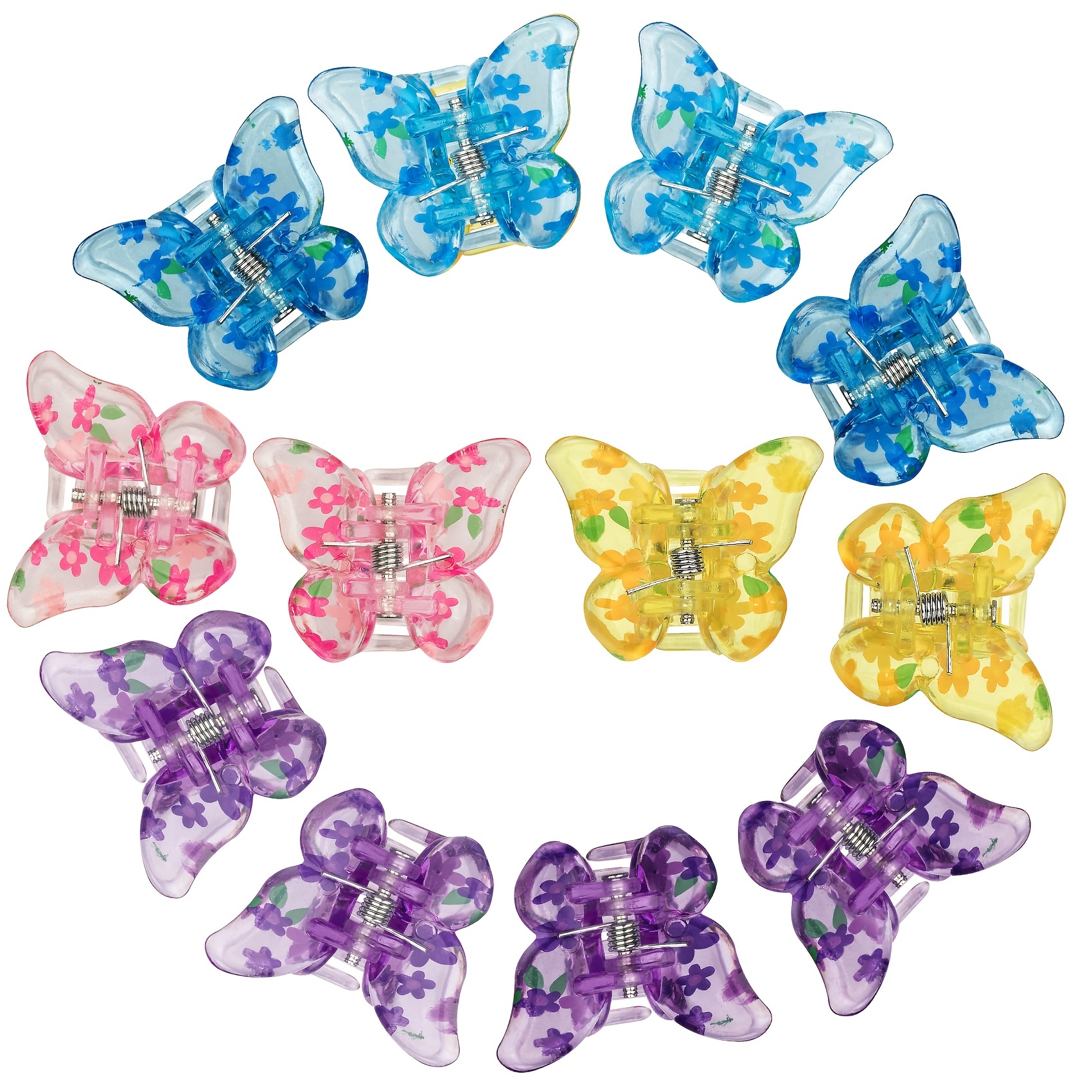  96pcs Small Hair Clips for Little Girls 1.5 Inch